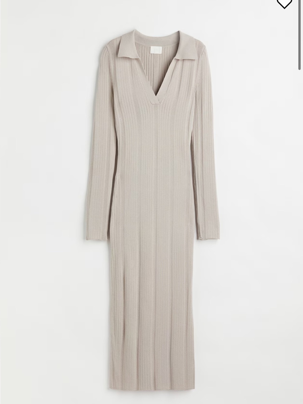 H&M RIB-KNIT DRESS